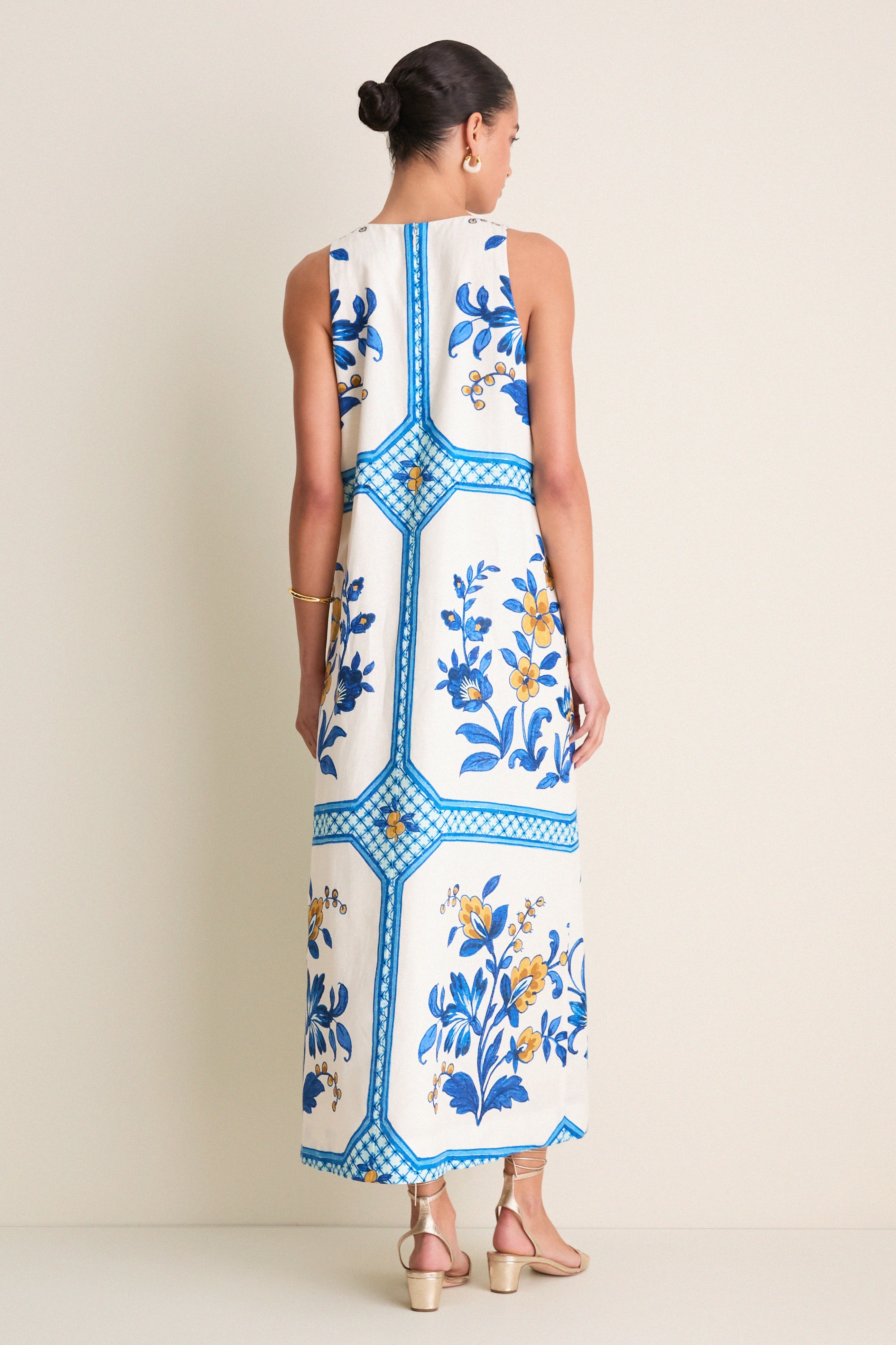 Amalfi Tile Portia Dress