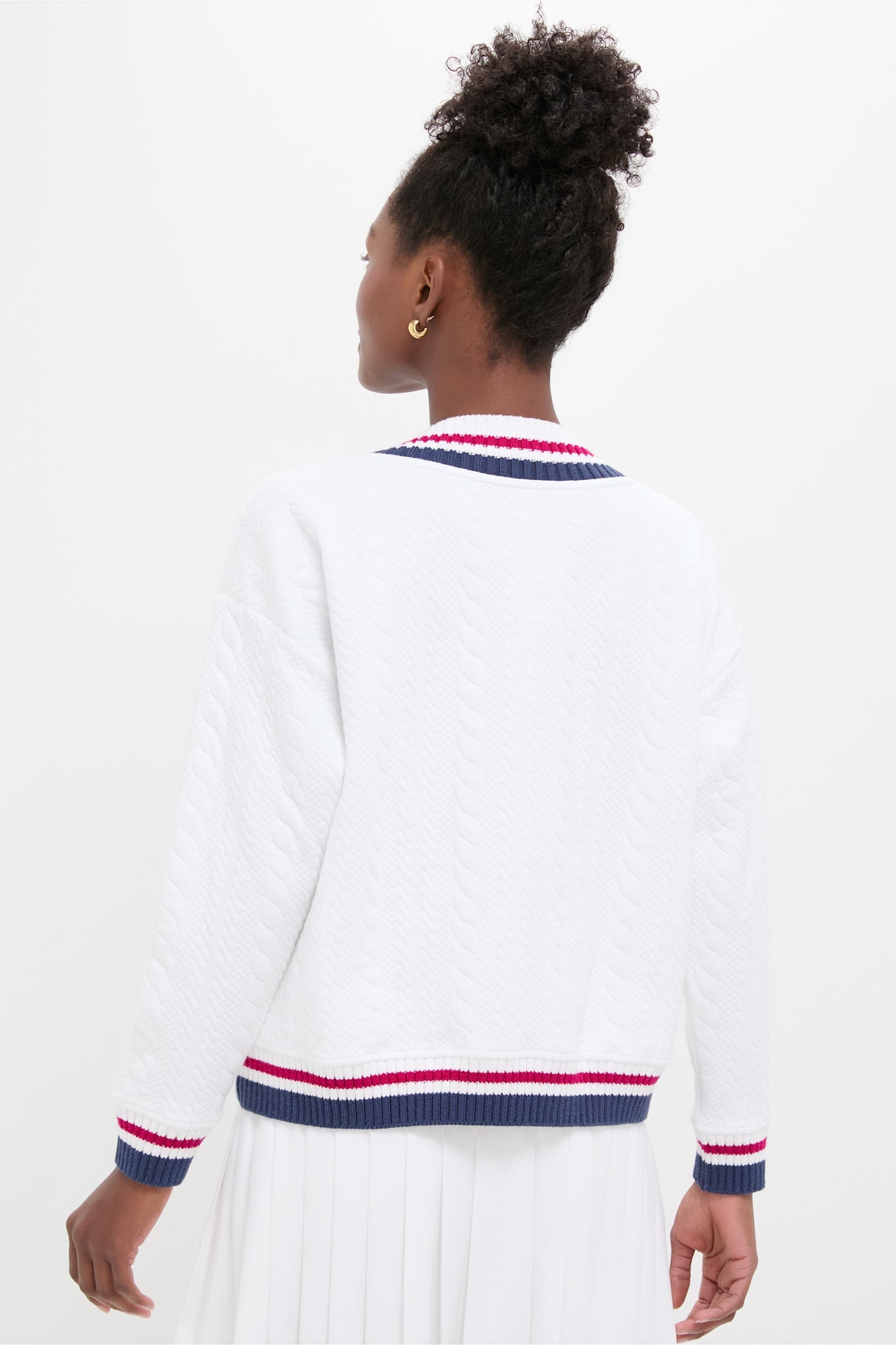 Americana Cable Turner Pullover