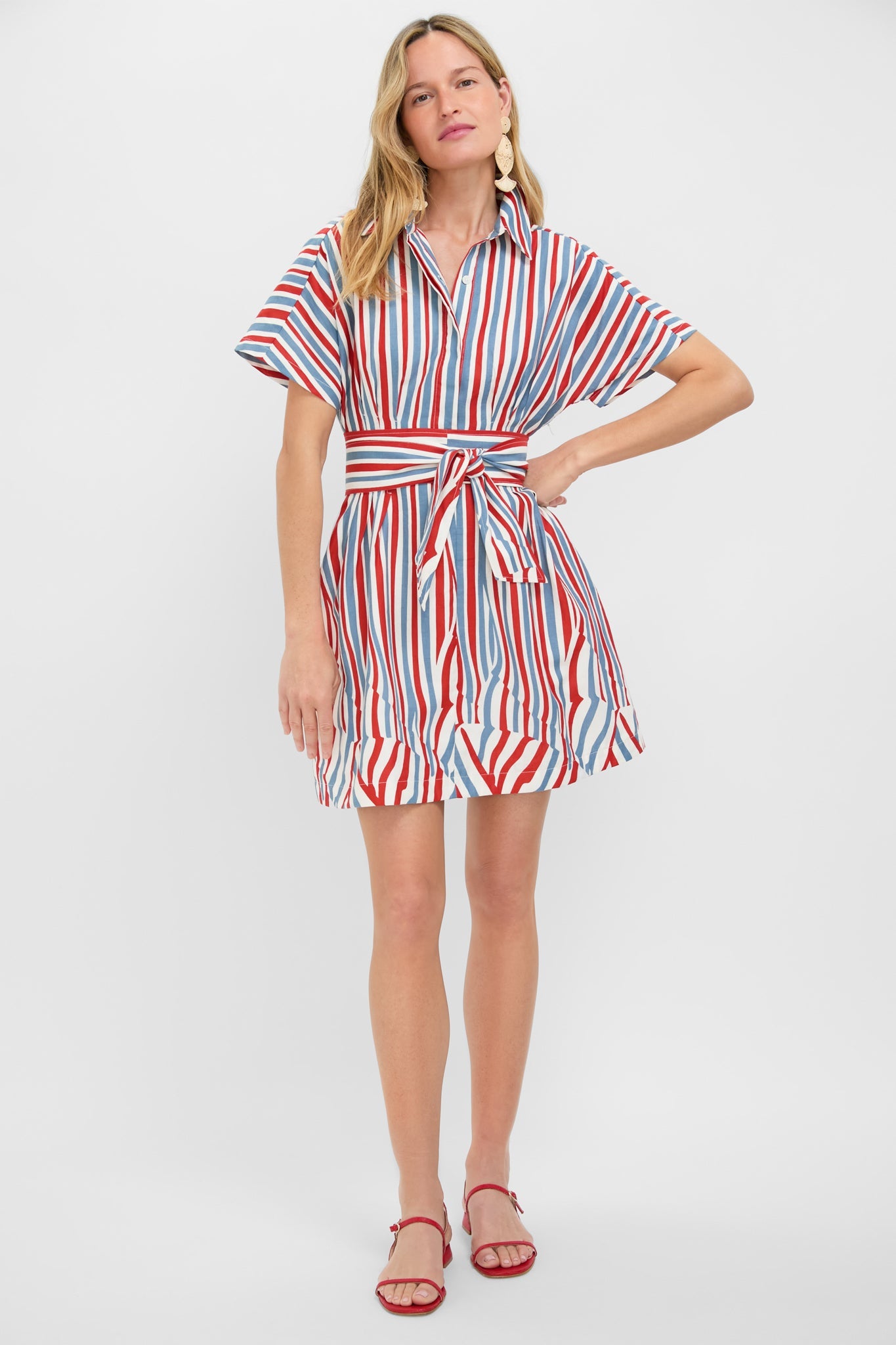 Americana Stripe Mini Callie Dress
