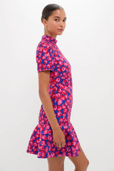Azure Flamingo Min-C Mini Dress