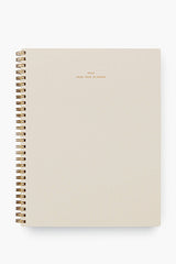 2024 Natural Linen Yearly Task Planner