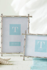 4x6 Bamboo Silver Frame