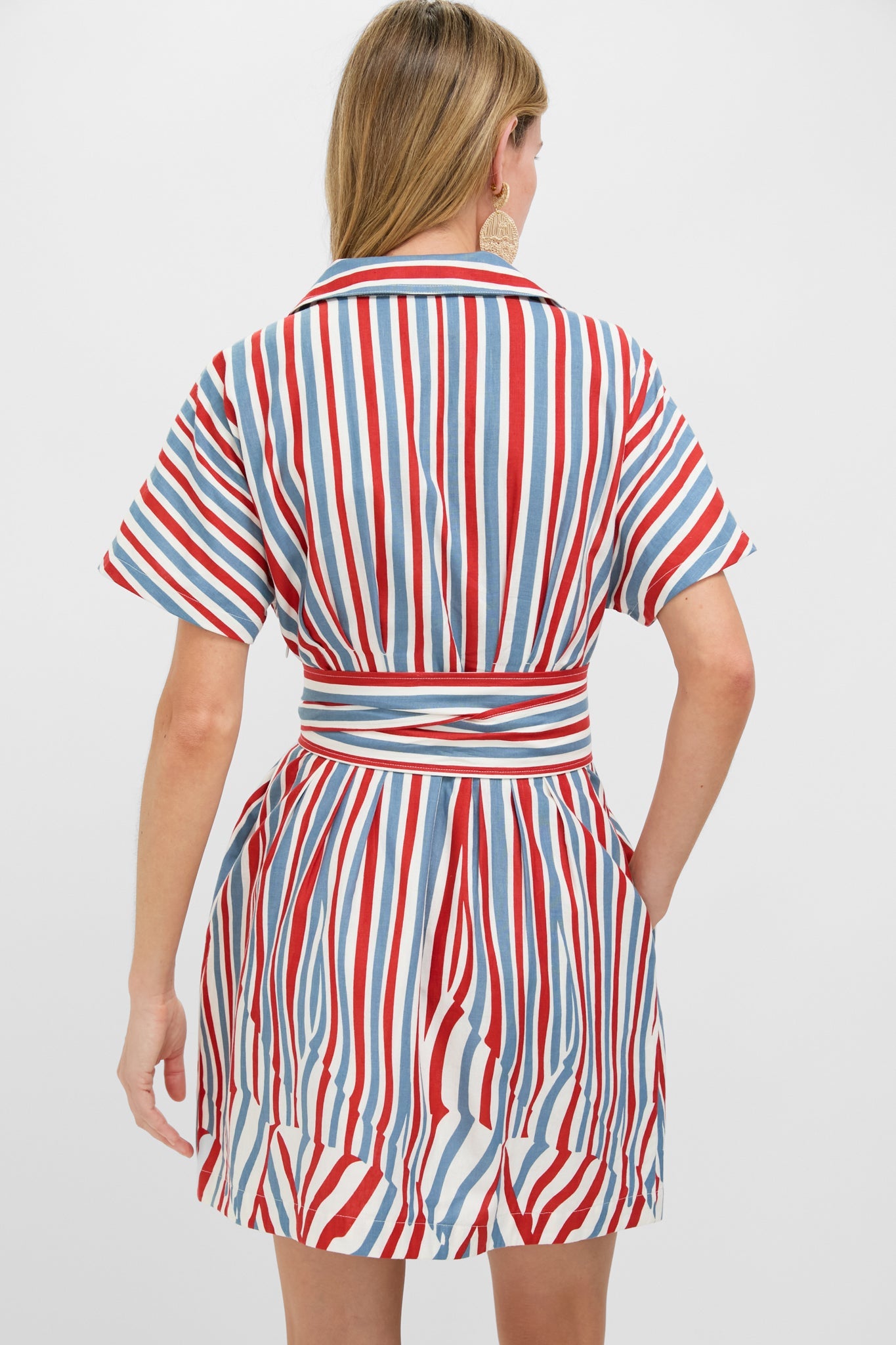 Americana Stripe Mini Callie Dress